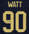 T. J. Watt Pittsburgh Steelers Signed Autographed Black #90 Custom Jersey PAAS COA