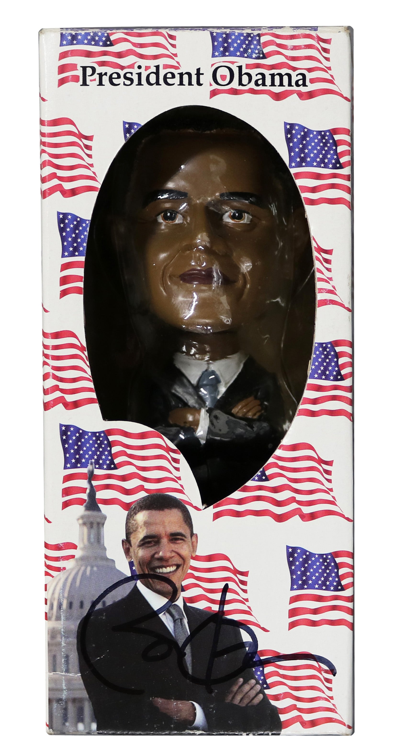 President Barack Obama Signed Autographed Bobblehead – Sports ...