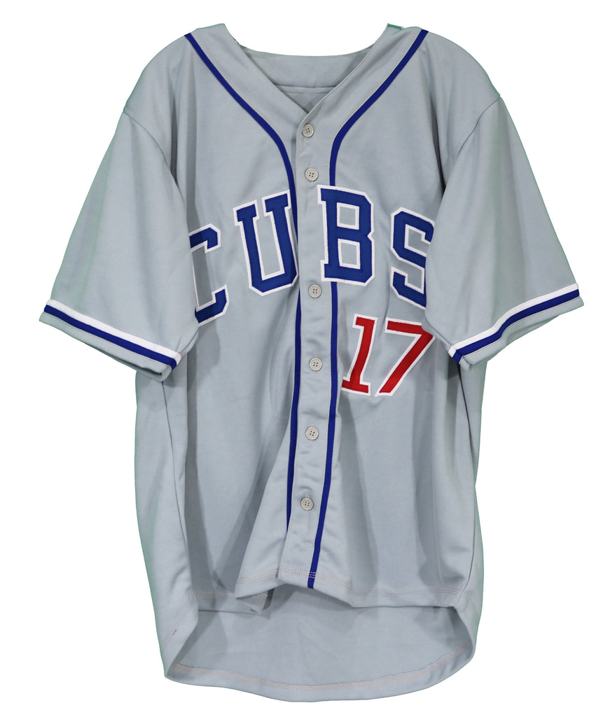 Kris Bryant Chicago Cubs Signed Autographed Gray #17 Custom Jersey – Sports- Autographs.com