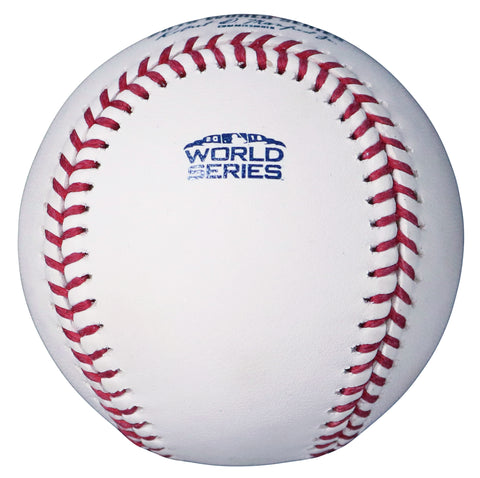 2018 World Series Rawlings Official Baseball with Display Holder