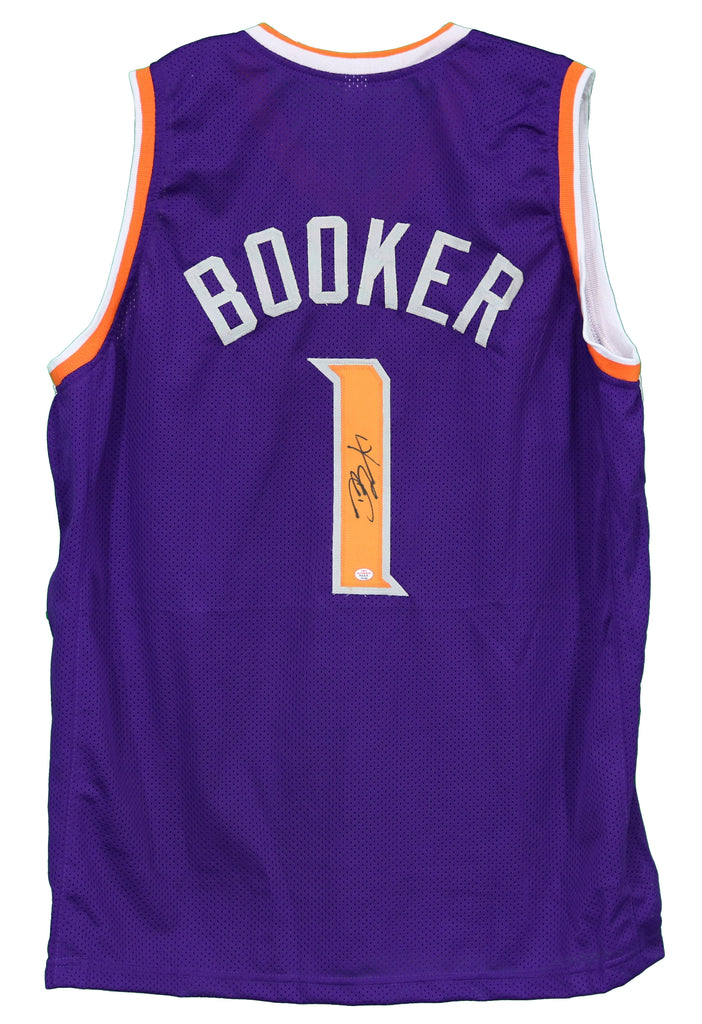 Devin Booker Phoenix Suns Signed Autographed Purple Jersey –