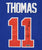 Isiah Thomas Detroit Pistons Signed Autographed Blue #11 Jersey Heritage Authentication COA