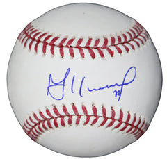 Jose Altuve Houston Astros Signed Autographed Rawlings Official Major League Baseball Global COA with Display Holder