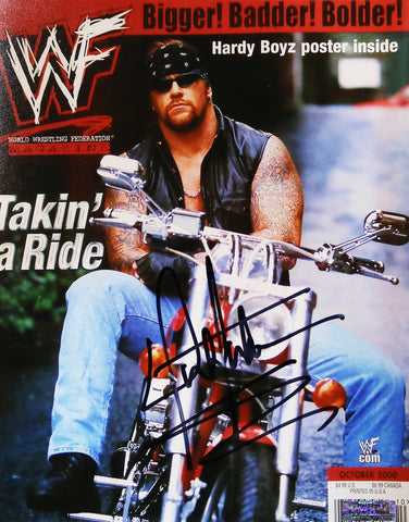 The Undertaker WWE Signed Autographed 8" x 10" Photo Heritage Authentication COA