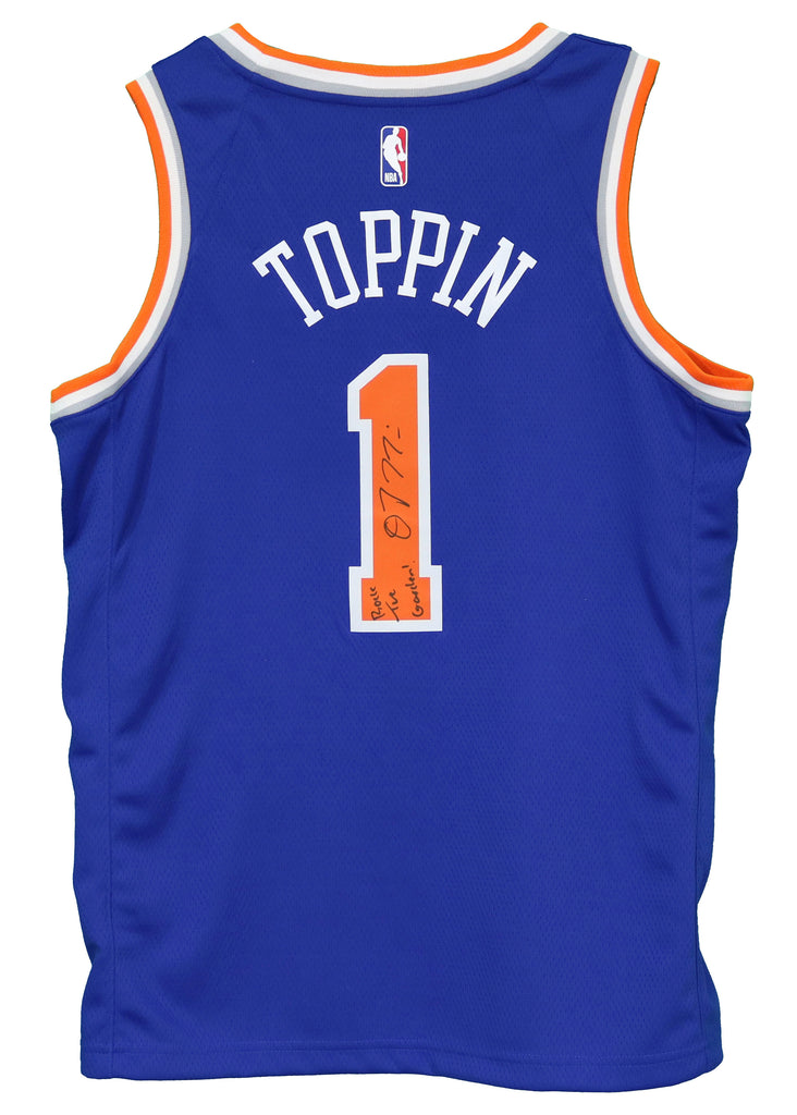 ny_islanders_fans Obi Toppin - 'ob1' - New York Knicks (White) T-Shirt