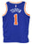 Obi Toppin New York Knicks Signed Autographed Blue #1 Jersey USA Sports Marketing COA