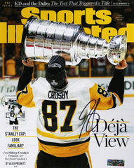 Sidney Crosby Pittsburgh Penguins Signed Autographed 8" x 10" Sports Illustrated Cover Photo Heritage Authentication COA