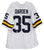 Thom Darden Michigan Wolverines Signed Autographed White #35 Custom Jersey Five Star Grading COA