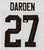 Thom Darden Cleveland Browns Signed Autographed White #27 Custom Jersey Five Star Grading COA
