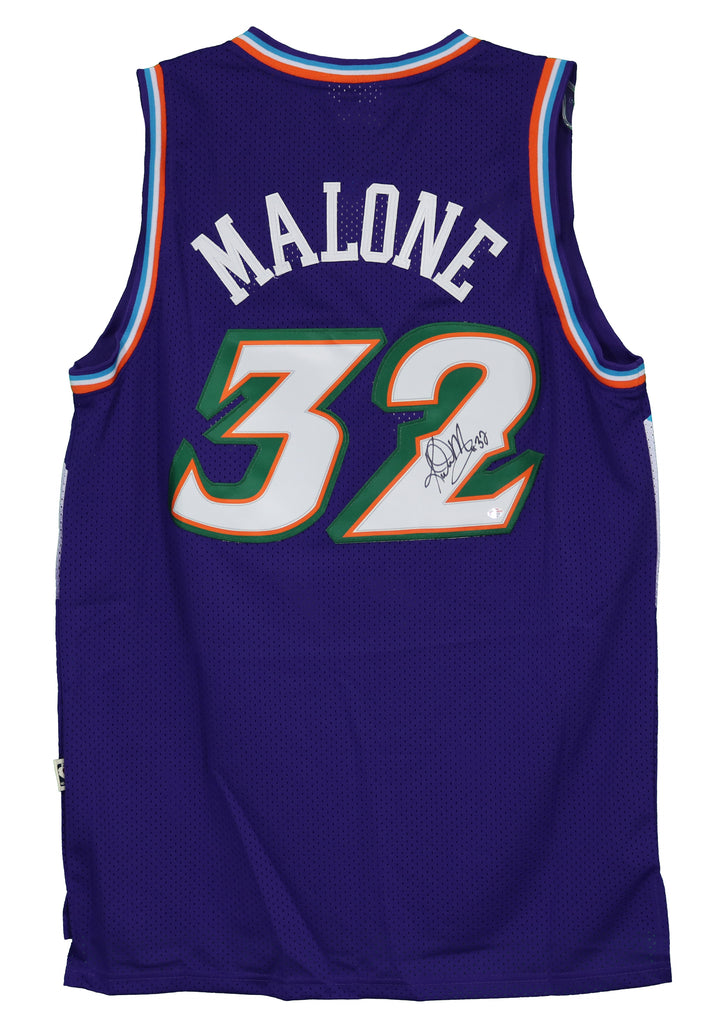 Karl Malone Signed Utah Jazz Jersey (JSA COA) 14xNBA All Star