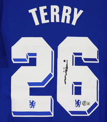 John Terry Signed Autographed Chelsea Blue #26 Jersey Beckett COA