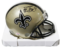 Drew Brees New Orleans Saints Signed Autographed Riddell Football Mini Helmet PAAS COA