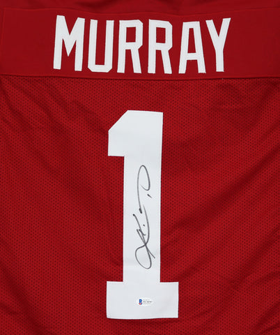 Kyler Murray Oklahoma Sooners Signed Autographed Red #1 Custom Jersey Beckett Witness COA