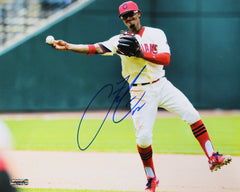 Francisco Lindor Cleveland Indians Signed Autographed 8" x 10" Throwing Photo Authenticated Ink COA