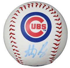 Anthony Rizzo Chicago Cubs Signed Autographed Rawlings Major League Logo Baseball Global COA with Display Holder - FADED SIGNATURE