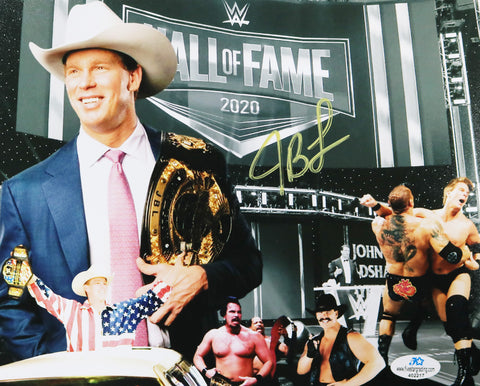 JBL John Bradshaw Layfield Signed Autographed 8" x 10" WWE Photo Five Star Grading COA
