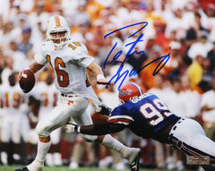Peyton Manning Tennessee Volunteers Signed Autographed 8" x 10" Photo Heritage Authentication COA