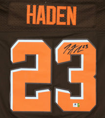 Joe Haden Cleveland Browns Signed Autographed Brown #23 Jersey Witnessed Global COA