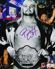 Barry Windham Signed Autographed 8" x 10" Championship Belt Wrestling Photo Five Star Grading COA