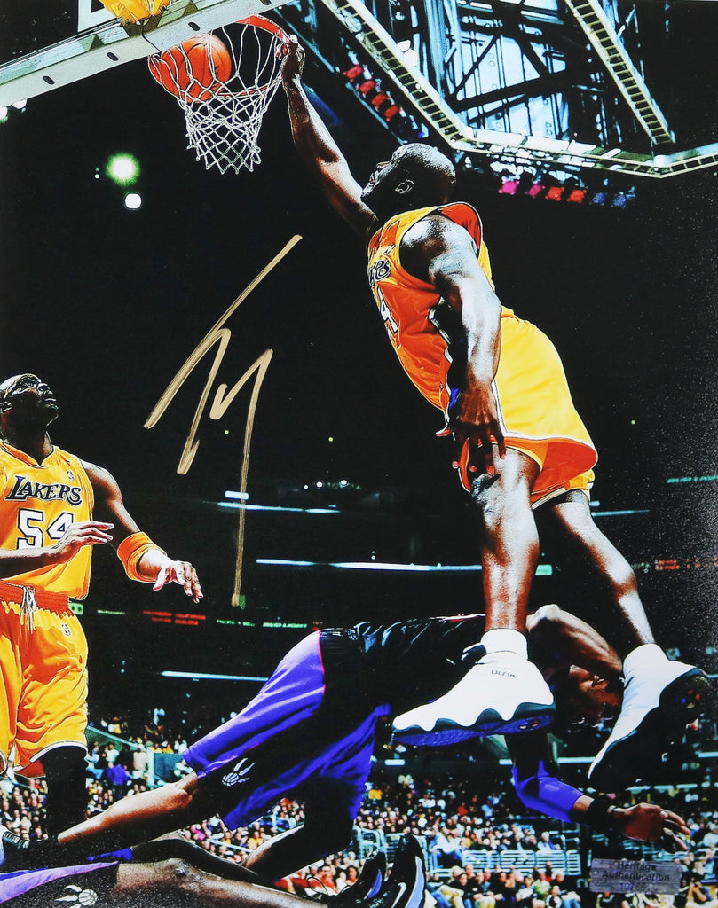 SHAQUILLE O'NEAL AUTOGRAPHED LOS ANGELES LAKERS