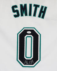 Mallex Smith Seattle Mariners Signed Autographed White #0 Custom Jersey JSA Witnessed COA