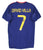 David Villa Signed Autographed Spain World Cup Champion #7 Blue Jersey Beckett COA