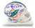 Miami Dolphins 2013 Signed Autographed Mini Helmet Authenticated Ink COA