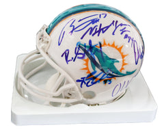 Miami Dolphins 2013 Signed Autographed Mini Helmet Authenticated Ink COA