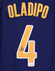 Victor Oladipo Indiana Pacers Signed Autographed Blue #4 Jersey JSA COA