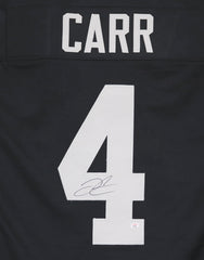Derek Carr Las Vegas Raiders Signed Autographed Black #4 Custom Jersey PAAS COA