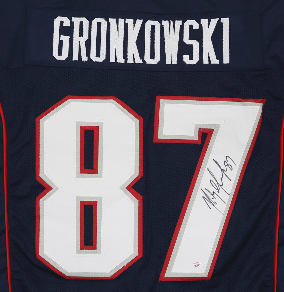 Rob Gronkowski New England Patriots Signed Autographed Custom Jersey –