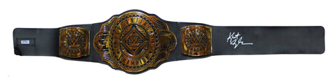 Kurt Angle Signed Autographed WWE Intercontinental Championship Toy Belt Heritage Authentication COA