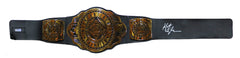 Kurt Angle Signed Autographed WWE Intercontinental Championship Toy Belt Heritage Authentication COA