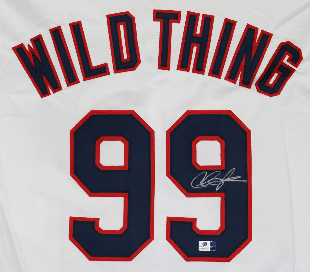 Autographed/Signed Charlie Sheen Wild Thing Ricky Vaughn Major