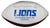 Barry Sanders Detroit Lions Signed Autographed White Panel Logo Football PAAS COA