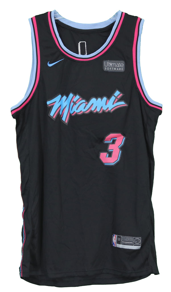 Dwayne Wade Signed Miami Vice NBA Jersey (Authenticated + COA