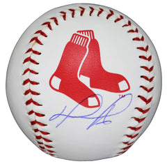 David Ortiz Boston Red Sox Signed Autographed Rawlings Official Major League Logo Baseball Global COA with Display Holder