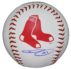 Chris Sale Boston Red Sox Signed Autographed Rawlings Official Major League Logo Baseball Global COA with Display Holder