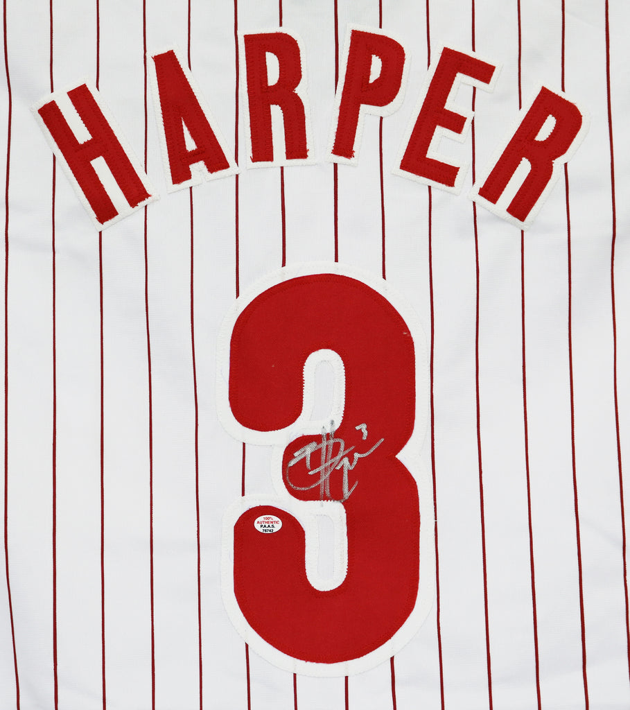 Bryce Harper Philadelphia Phillies Signed Autographed Custom Jersey –