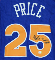 Mark Price Cleveland Cavaliers Signed Autographed Blue #25 Custom Jersey Witnessed Global COA