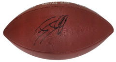 J.J. Watt Houston Texans Signed Autographed Wilson NFL MVP Football Global COA - TORN STICKER