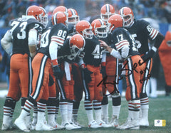 Brian Sipe Cleveland Browns Signed Autographed 11" x 14" Photo Witnessed Global COA