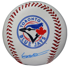 Vladimir Guerrero Jr. Toronto Blue Jays Signed Autographed Rawlings Official Major League Logo Baseball Global COA with Display Holder