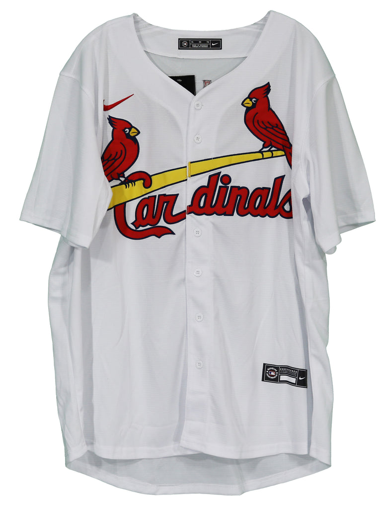 Yadier Molina St. Louis Cardinals Signed Autographed White #4 Jersey –