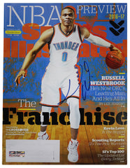 Russell Westbrook Oklahoma City Thunder Signed Autographed Sports Illustrated Magazine Heritage Authentication COA