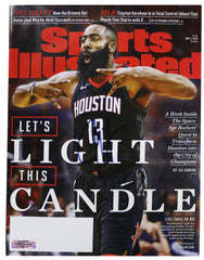 James Harden Houston Rockets Signed Autographed Sports Illustrated Magazine Heritage Authentication COA