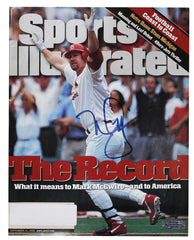 Mark McGwire St. Louis Cardinals Signed Autographed Sports Illustrated Magazine Heritage Authentication COA