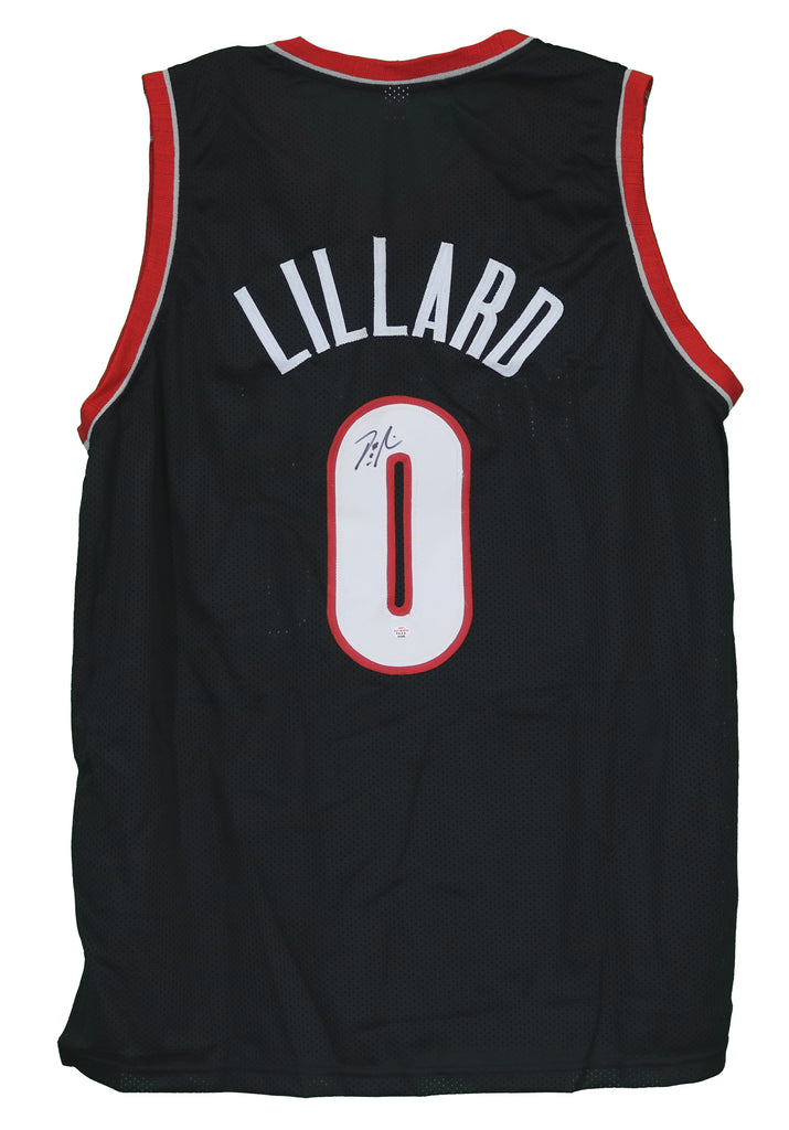 Damian Lillard Portland Trail Blazers Signed Autographed Black #0