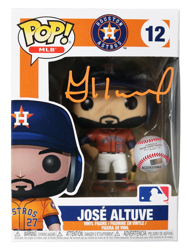 Jose Altuve Houston Astros Signed Autographed MLB FUNKO POP #12 –