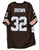 Jim Brown Cleveland Browns Signed Autographed Brown #32 Jersey PAAS COA